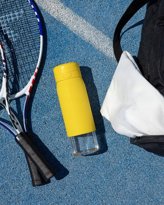 Butelka filtrująca szklana bidon na wodę z filtrem WESSPER B2 ACTITEX