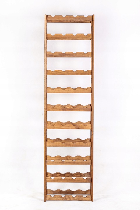 Stojak na wino regał na butelki półka 44 butelki DUŻY POJEMNY