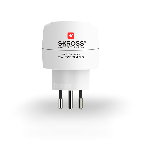 SKROSS Adapter Przejściówka z EU do Włoch, Szwajcarii, Brazylii 3w1