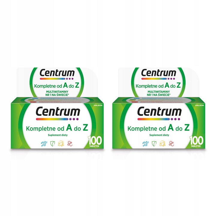 Multiwitamina Centrum od A do Z minerały witaminy Suplement diety 100 tab