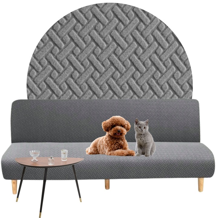 POKROWIEC NA WERSALKĘ SOFĘ ELASTYCZNY ŻAKARD JODEŁKA 190-210 CM OEKO TEX