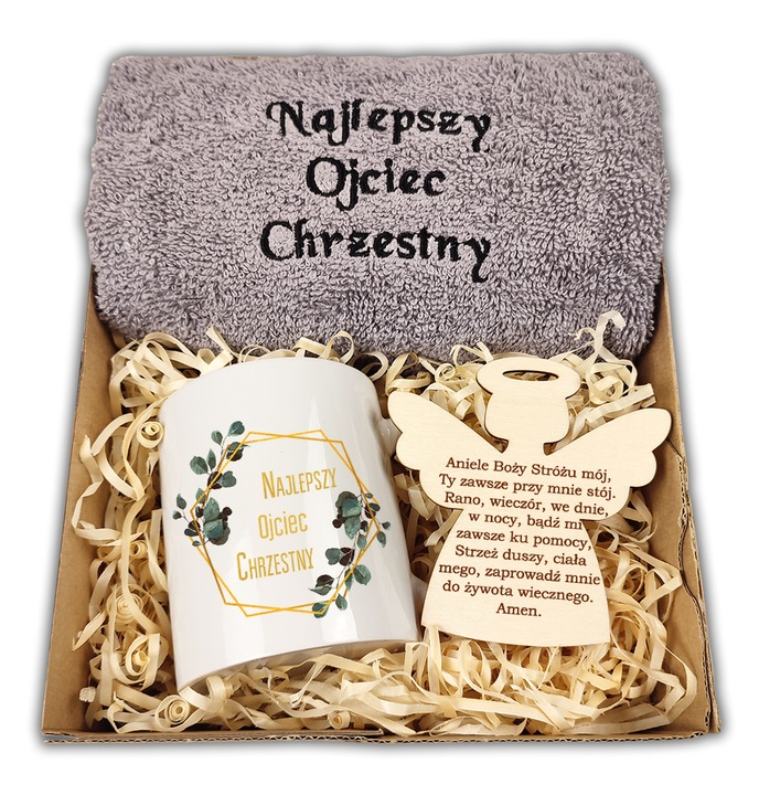 PODZIĘKOWANIE DLA RODZICÓW CHRZESTNYCH CHRZEST PREZENT KOMUNIA ŚWIĘTA IHS