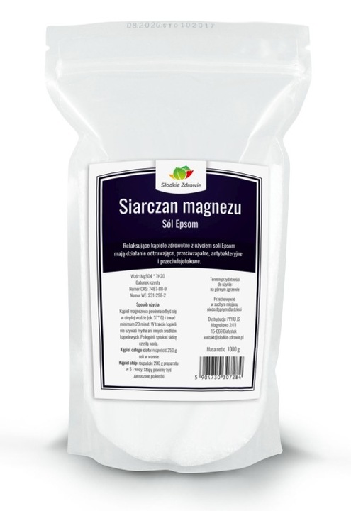 SÓL EPSOM GORZKA SIARCZAN MAGNEZU 10kg NIEMCY