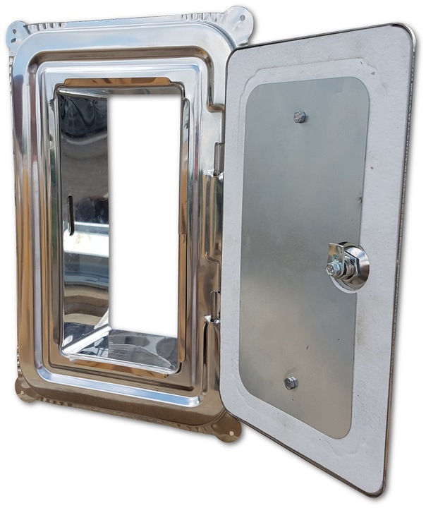 Drzwiczki kominowe do wyczystki 13/26 rewizyjne inox kwas izolowane