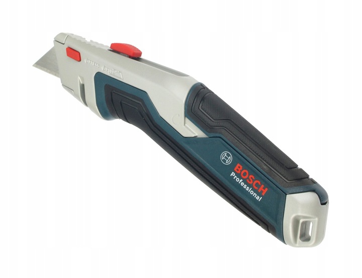 Nóż chowany na ostrza trapezowe BOSCH + 3 ostrza