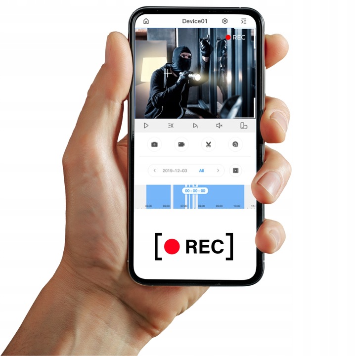 Zestaw 4 KAMER monitoring IP WizSense Smart Dual 8MPX TURRET białe DAHUA