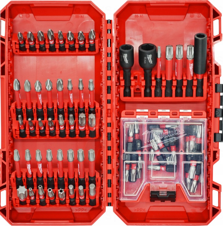 Zestaw bitów udarowych do wkrętarki 75szt Milwaukee 4932492008