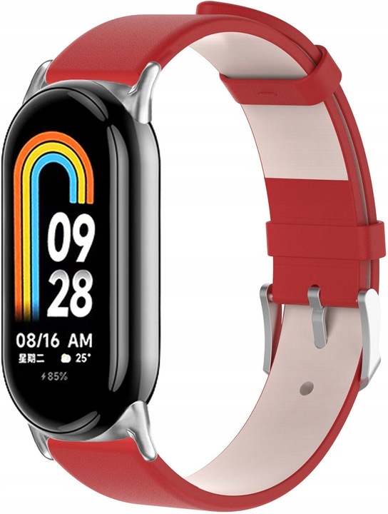 PASEK SKÓRZANY OPASKA BRANSOLETA DO SMARTBANDA XIAOMI MI BAND 8 9 5 KOLORÓW