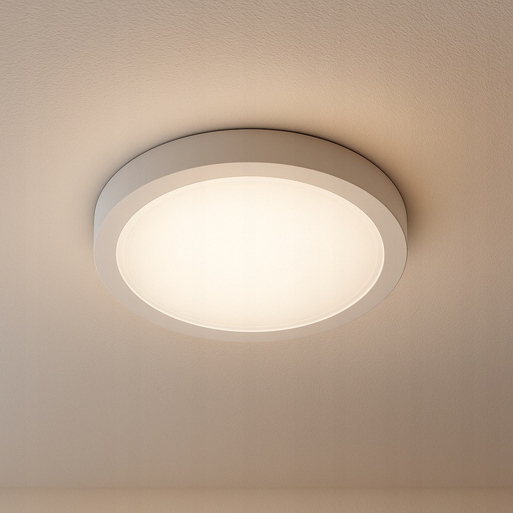 Plafon LED NATYNKOWY 24W 4000K biały neutralny sufitowy oprawa LAMPA