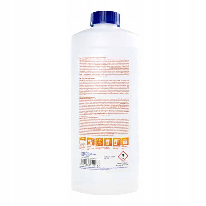Uniwersalny Odkamieniacz W Płynie - Aqualogis UniDec - 1000 ml