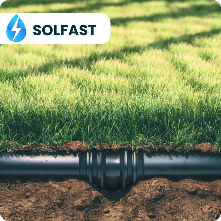 RURA MONTAŻOWA PE fi16 WĄŻ bez otworów PRZEWÓD 100m System Nawadniania