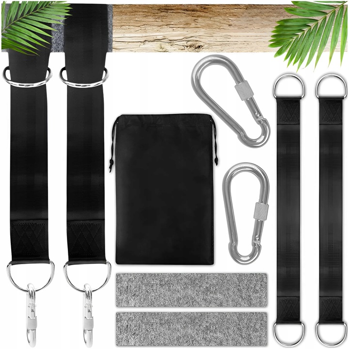 PASY DO HAMAKA MOCOWANIE DO HUŚTAWKI ZESTAW LINKI TAŚMY OSŁONY