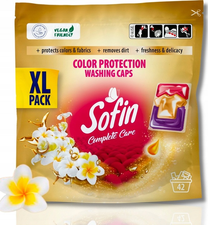 SOFIN COLOR PROTECTION ochrona koloru KAPSUŁKI DO PRANIA KOLOR XL 42szt