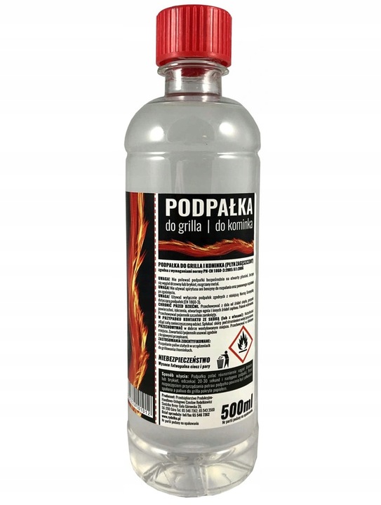 Podpałka Rozpałka do grilla kominka pieca 500 ml