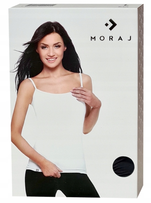 TOP DAMSKI Dopasowany Koszulka Gładka Bez Rękawów Podkoszulka MORAJ XL