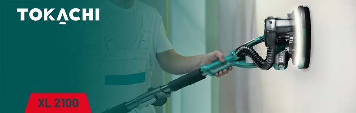 SZLIFIERKA ŻYRAFA DO GIPSU GŁADZI TYNKU ŚCIAN TYNKÓW 220cm LED +