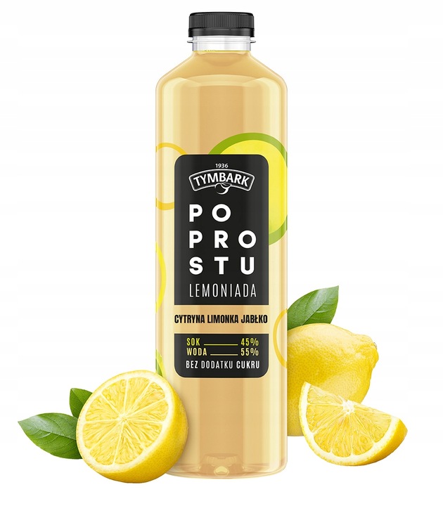 Napój Po Prostu Lemoniada Tymbark cytryna limonka 6x 1,25 l