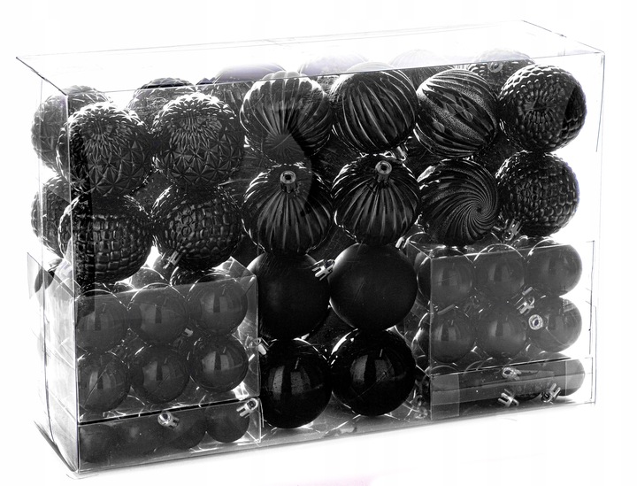 BOMBKI CHOINKOWE nietłukące ZESTAW 100szt piękny zestaw ŚWIĘTA