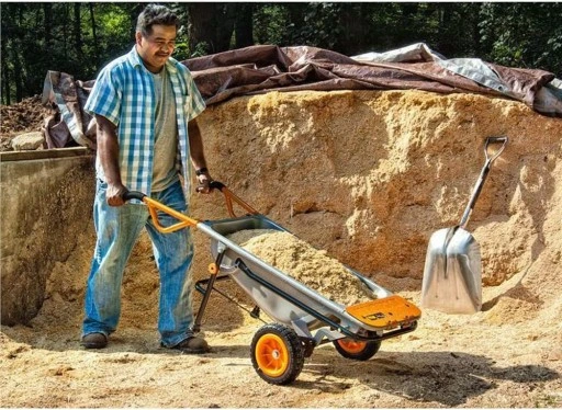 Taczka ogrodowa wózek Worx WG050