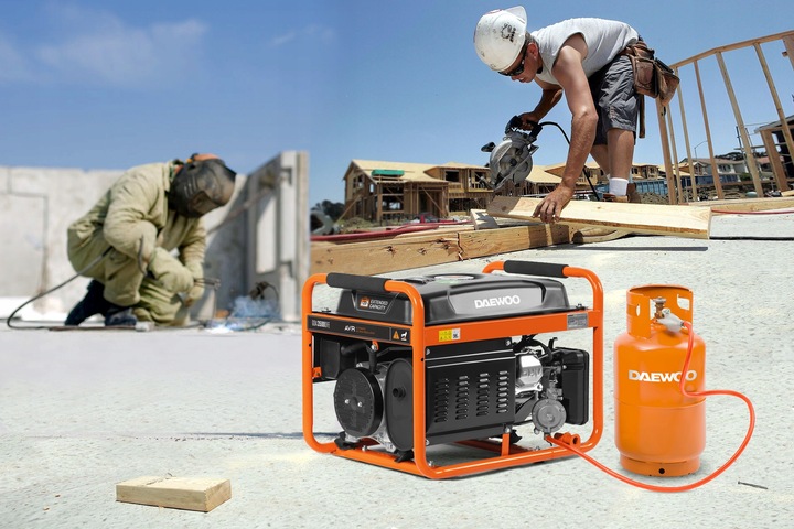 Agregat prądotwórczy gaz/benzyna Generator DAEWOO GDA3500DFE 3.2kW