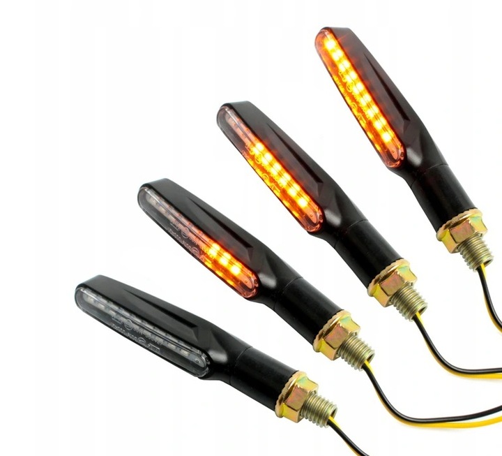 KIERUNKOWSKAZY DYNAMICZNE 12 LED PŁYWAJĄCE 12V 4 SZT