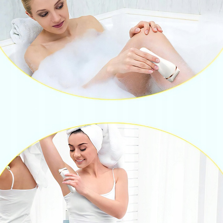 Golarka DAMSKA DEPILATOR BEZPRZEWODOWY dla Kobiet do nóg ciała bikini