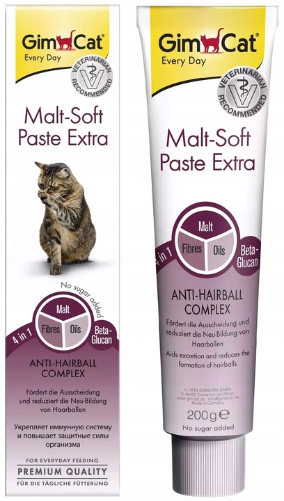 GIMPET PASTA ODKŁACZAJĄCA MALT SOFT EKSTRA DLA KOTA 200g