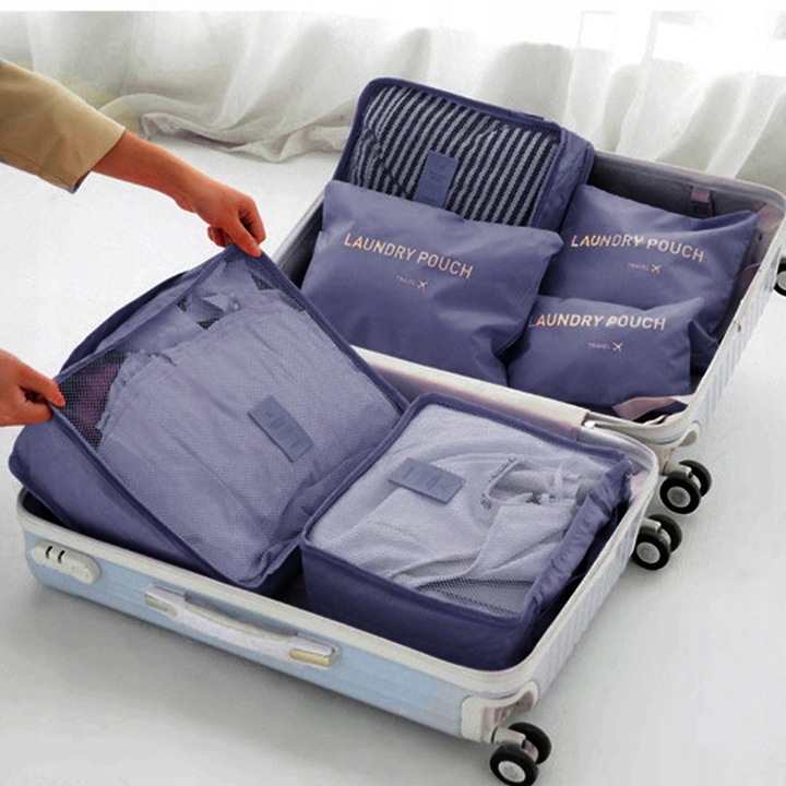 ORGANIZER PODRÓŻNY ETUI DO WALIZKI TORBY NA UBRANIA BUTY ZESTAW SASZETKI