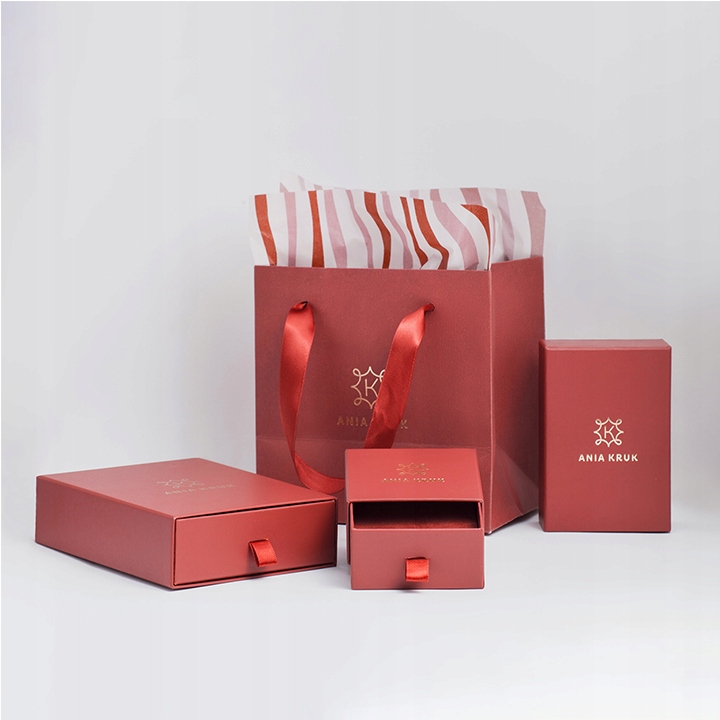 Nausznica pozłacana potrójna ANIA KRUK