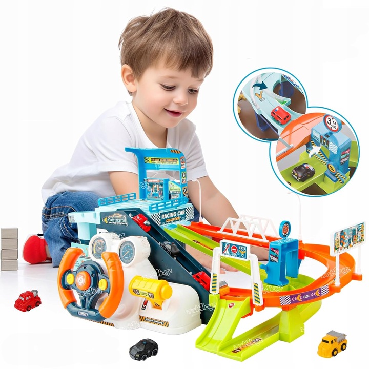 TOR PRZESZKÓD DLA SAMOCHODÓW INTERAKTYWNY PARKING WINDA KIEROWNICA AUTA