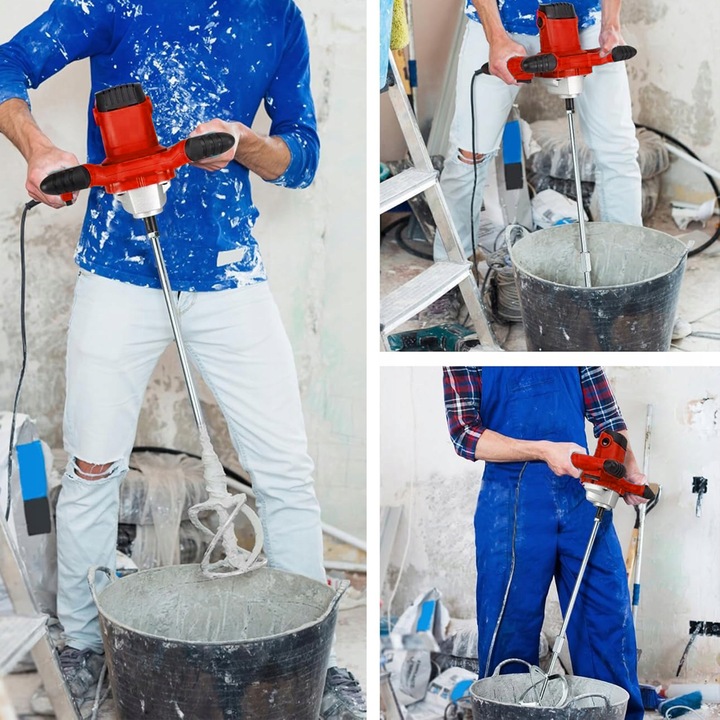 MIESZADŁO DO KLEJU ZAPRAWY BETONU ELEKTRYCZNE 2600W MIESZALNIK MOCNE