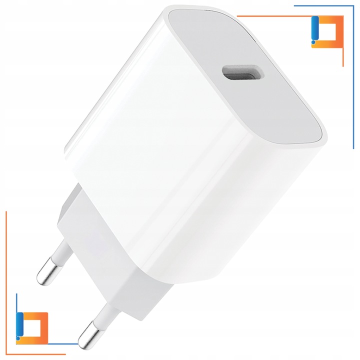 SZYBKA ŁADOWARKA KOSTKA USB-C 20W USB TYP C DO IPHONE 11 12 13 14 15 16 PRO