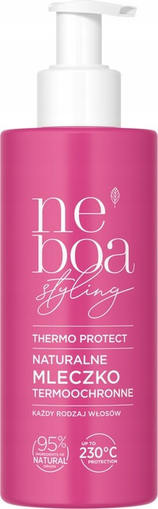 NEBOA Mleczko naturalne termoochronne do włosów Thermo Protect 175ml