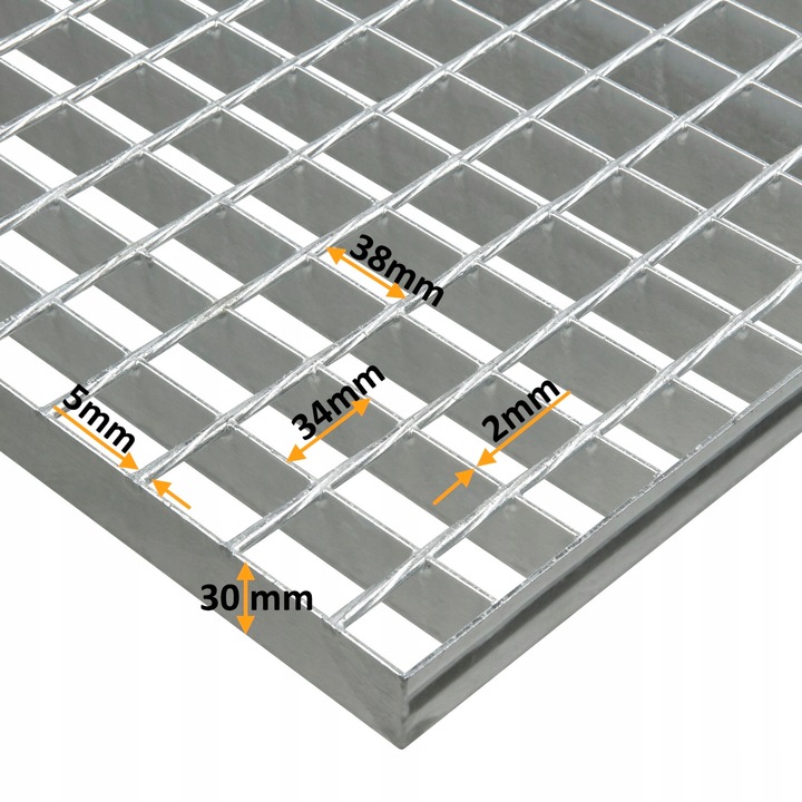 Krata WEMA 600x1000 | ocynkowana | płaskownik 30x2 mm | podest metalowy