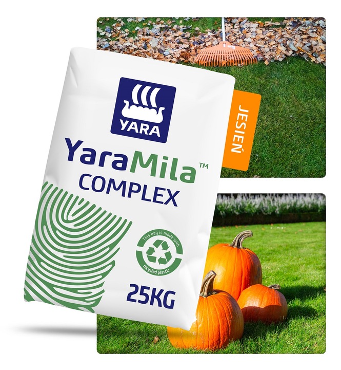 Yara Mila Nawóz jesienny do Trawy Trawnika Ogrodu na mech PRO.