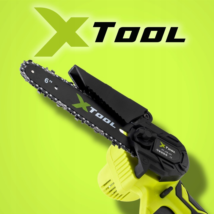 PIŁA AKUMULATOROWA ŁAŃCUCHOWA DO GAŁĘZI PILARKA RĘCZNA 6" 2x AKU