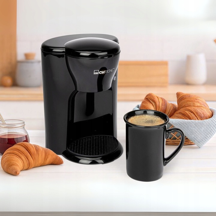 Ekspres Przelewowy Mała KAWIARKA na Wyjazd 125ml z Kubkiem DO KAWY