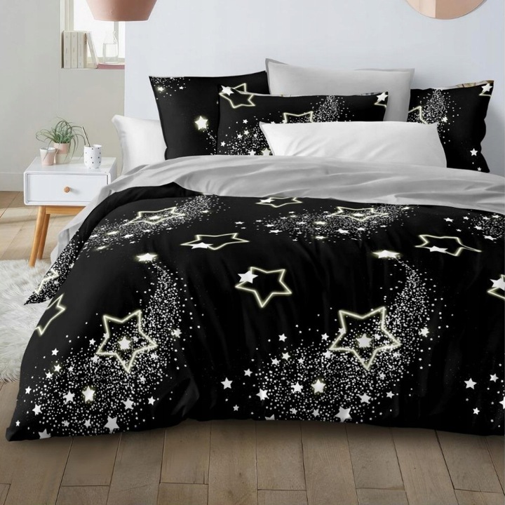 ZESTAW DWUSTRONNA POŚCIEL BAWEŁNA 200X220 + POSZEWKI KOMPLET NA ZAMEK WZORY