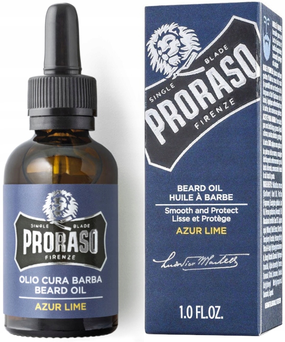 PRORASO - Olejek do brody AZUR LIME 30 ml.