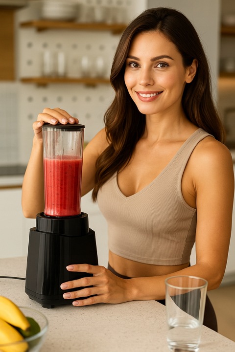 BLENDER KIELICHOWY MIKSER DO SMOOTHIE KOKTAJLI KRUSZY LÓD 2 BIDONY