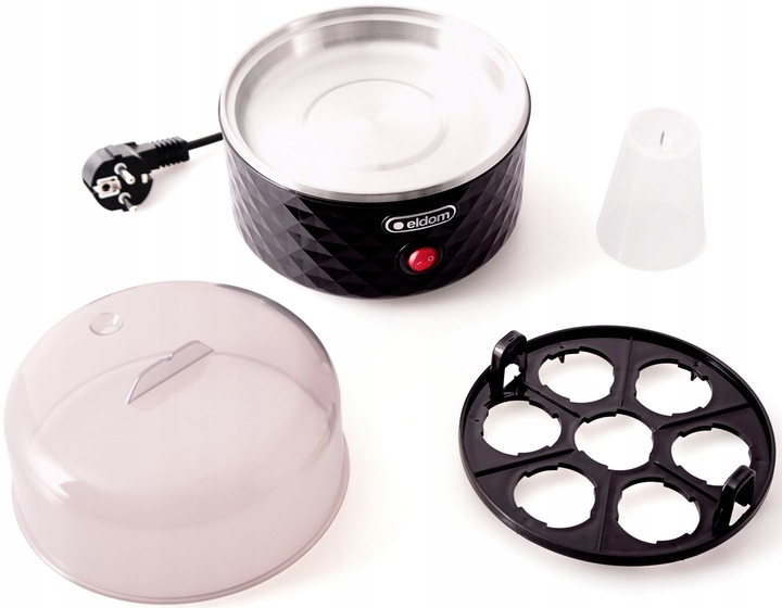 Jajowar do gotowania jajek miarka ELDOM EM101C automat do 7 Jaj