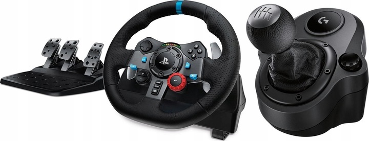 Kierownica Logitech G29 + skrzynia biegów do PC/PS3/PS4/PS5