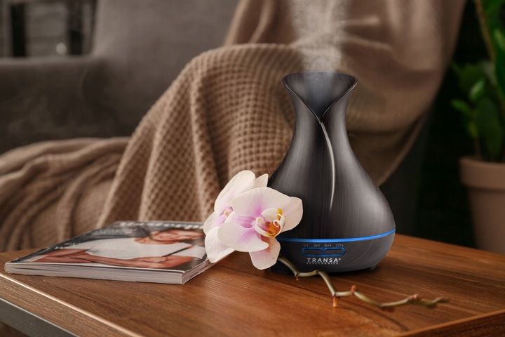 Dyfuzor Zapachowy Aromaterapia Pilot Timer LED AromaDark Transa 300 ml