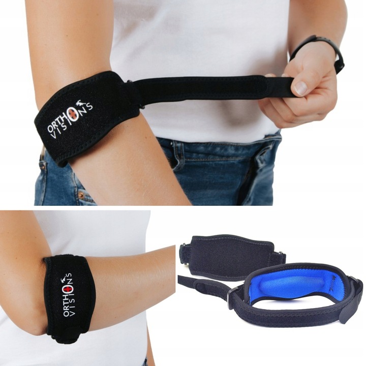 ORTEZA ŁOKCIA STABILIZATOR STAWU ŁOKCIOWEGO OPASKA NA ŁOKIEĆ WSPARCIE BÓL