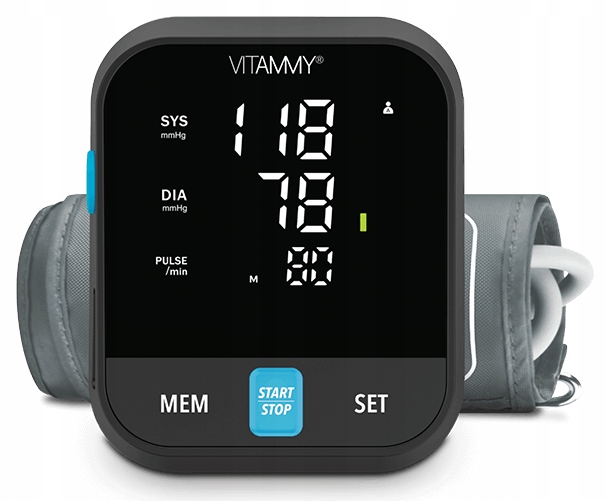 CIŚNIENIOMIERZ VITAMMY NEXT E5 MÓWI PO POLSKU ARYTMIA ETUI ZASILACZ GRATIS