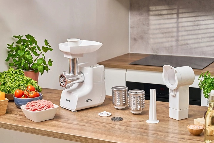 MASZYNKA DO MIELENIA MIĘSA ZELMER ZMM3512B SZATKOWNICA BIAŁA 1500W