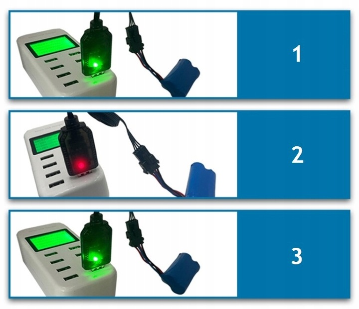 ŁADOWARKA SM-4P 7,4V 1000mA do zabawek RC