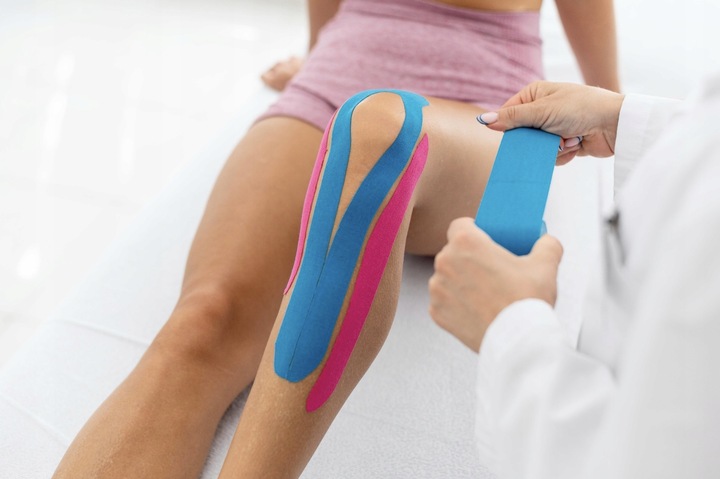 4x TAŚMA KINEZJOLOGICZNA ZESTAW TEJP TAPING TEJPY 5cm 5m