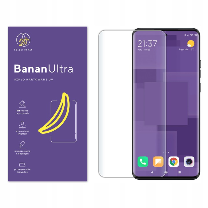 Szkło hartowane UV BananUltra na cały ekran do Motorola Edge 40 Neo