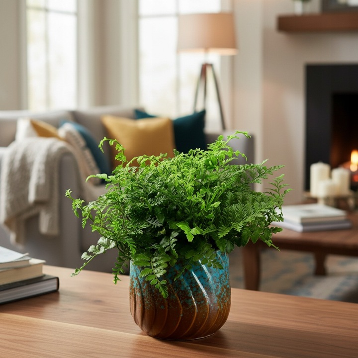 Paproć ASPLENIUM PARVATI egzotyczna paprotka domowa BEZPIECZNA DLA